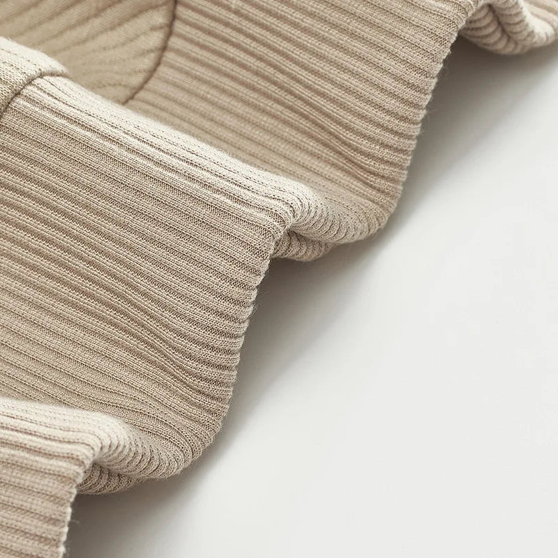 Men’s Half Zip Knit Sweater – Premium Casual Long Sleeve Pullover