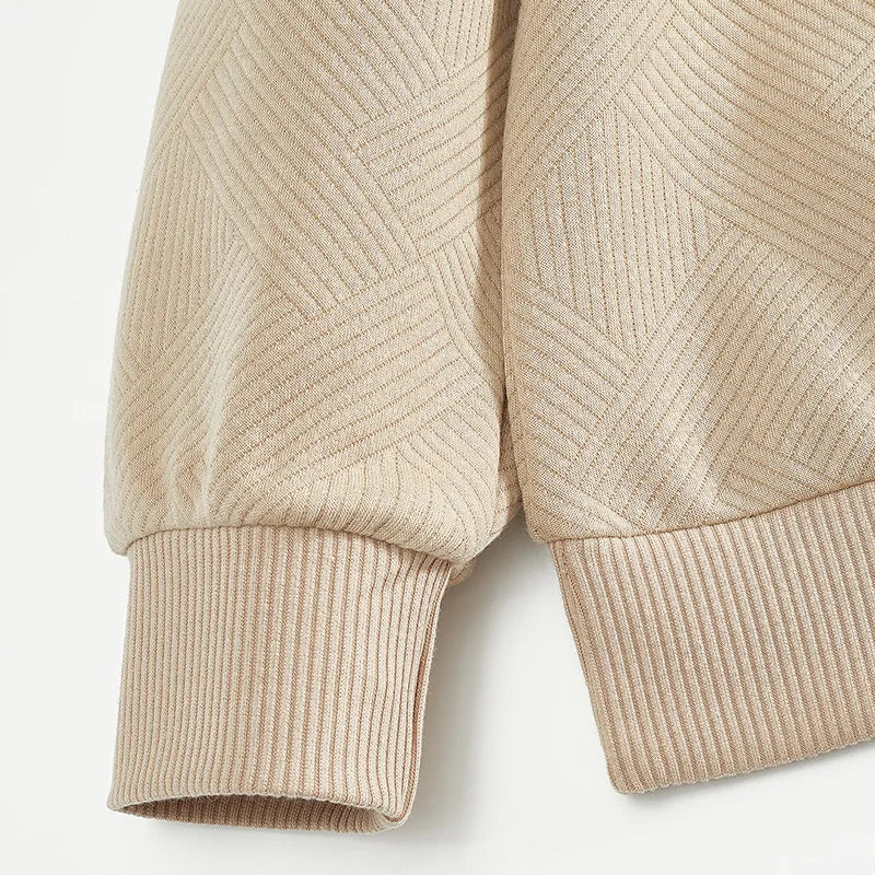 Men’s Half Zip Knit Sweater – Premium Casual Long Sleeve Pullover