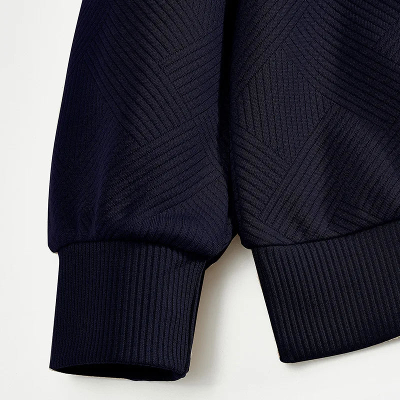 Men’s Half Zip Knit Sweater – Premium Casual Long Sleeve Pullover