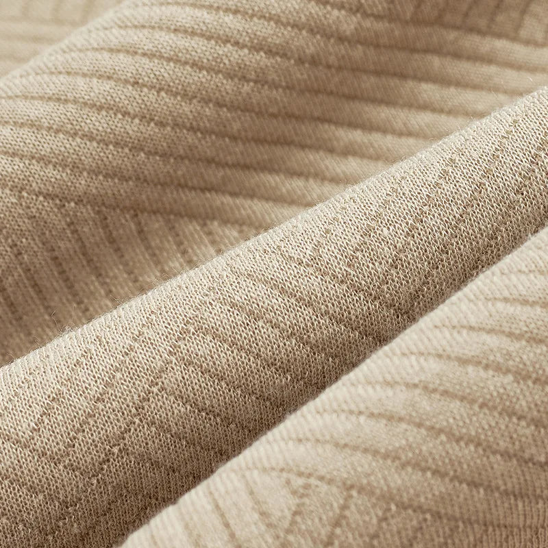 Men’s Half Zip Knit Sweater – Premium Casual Long Sleeve Pullover