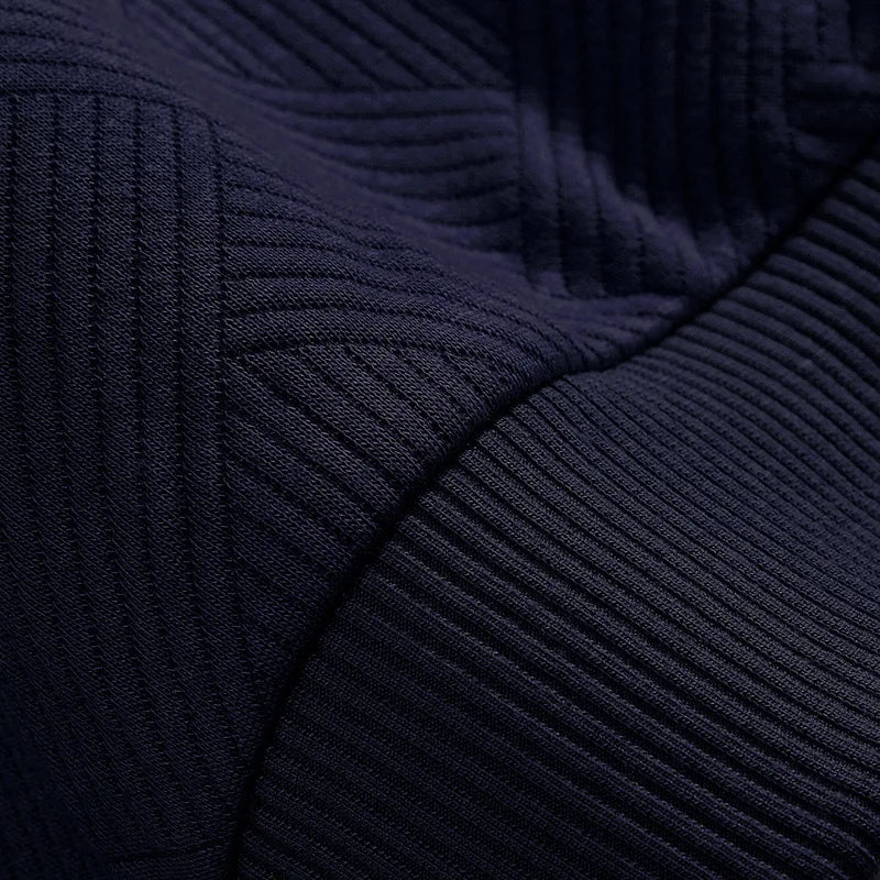 Men’s Half Zip Knit Sweater – Premium Casual Long Sleeve Pullover